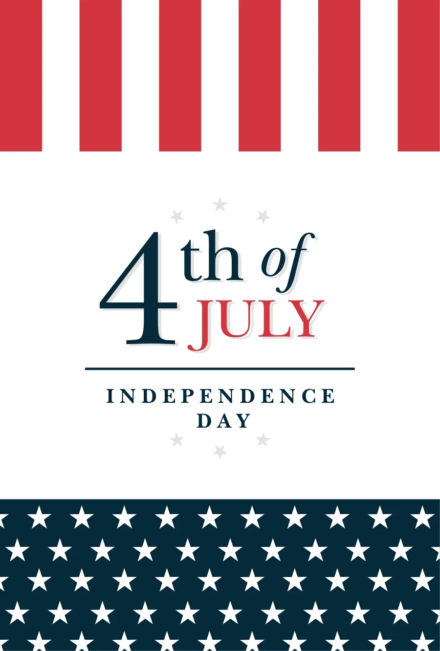4th July Flag