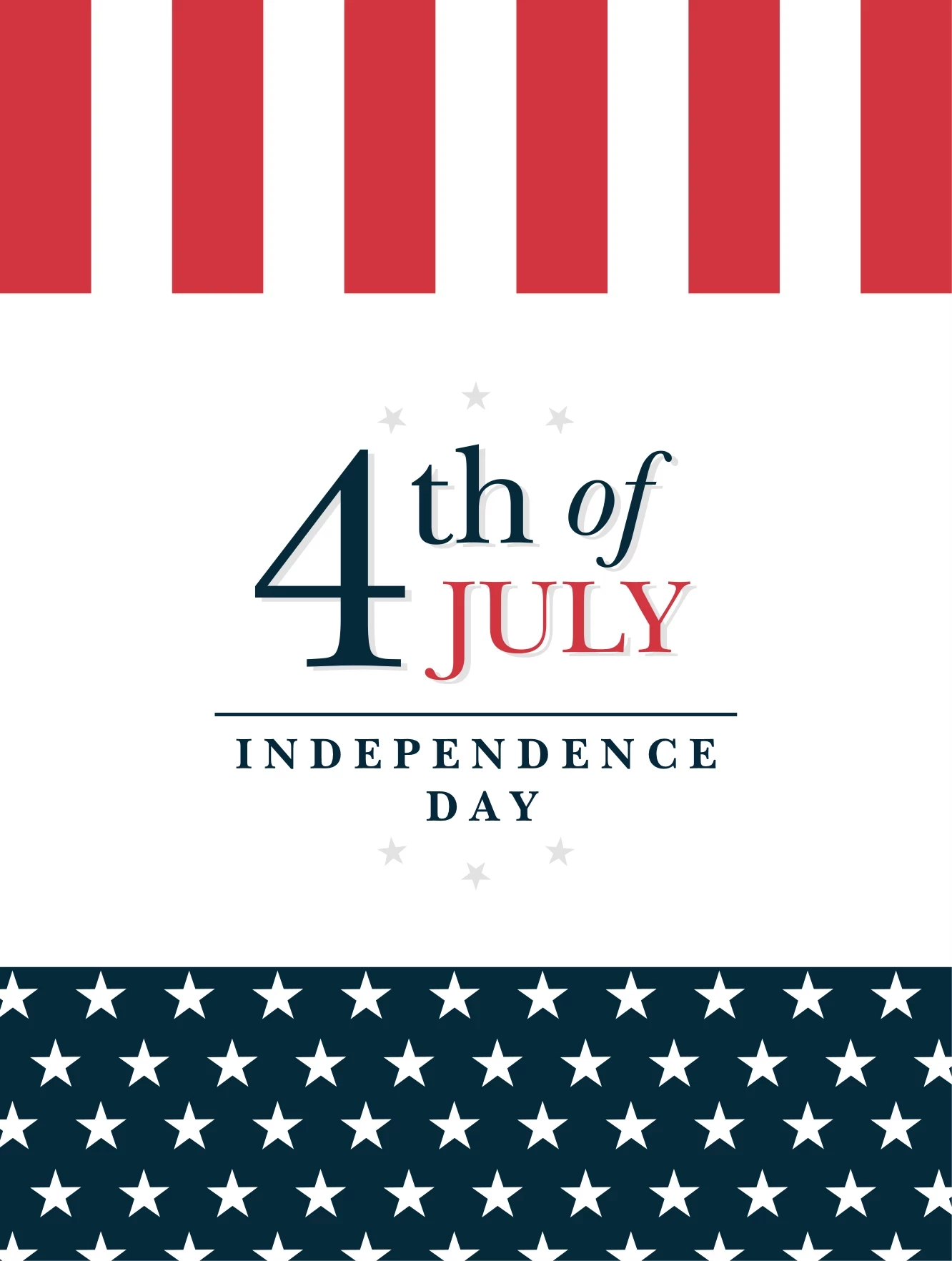4th July Flag