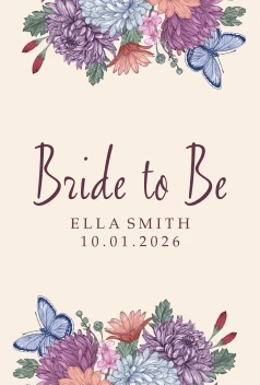 Vintage Script Bridal