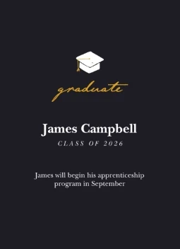 Grad Caps Illustration