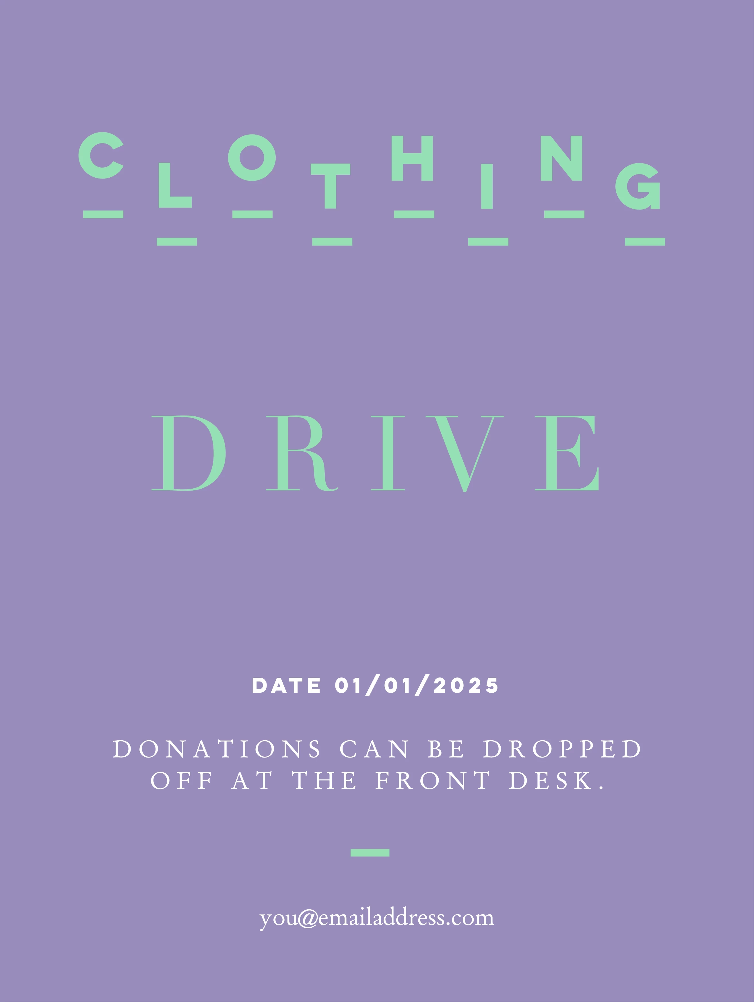 Funky Clothing Drive