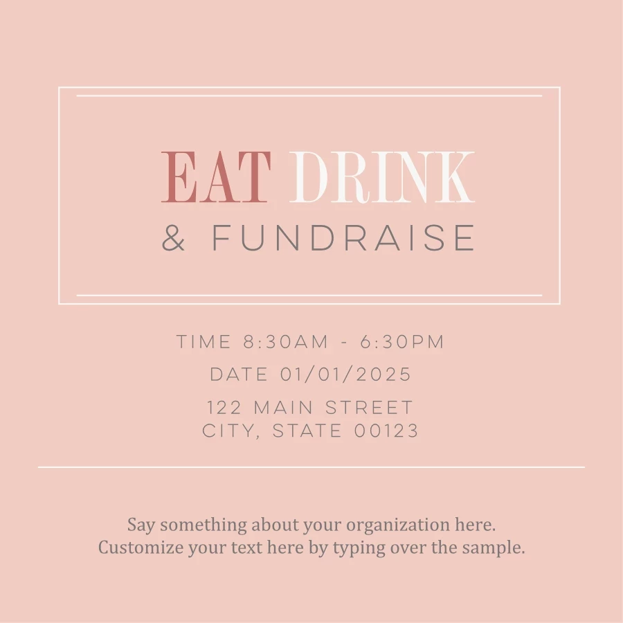 Pink Fundraiser