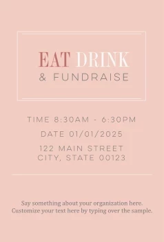 Pink Fundraiser
