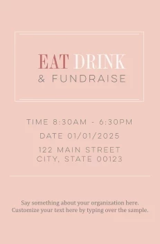Pink Fundraiser