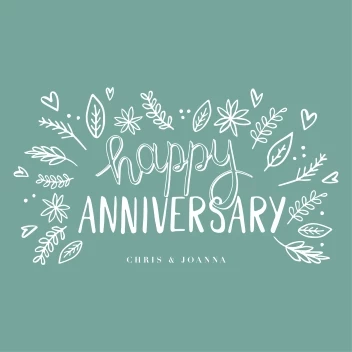Happy Anniversary Leaves