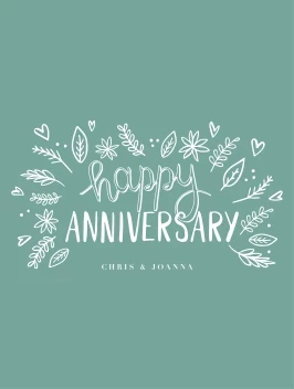 Happy Anniversary Leaves