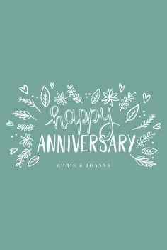Happy Anniversary Leaves