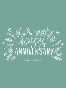 Happy Anniversary Leaves