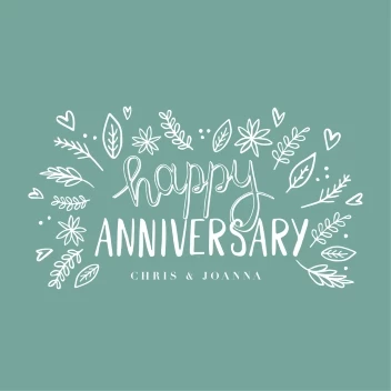 Happy Anniversary Leaves
