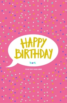 Happy Birthday Confetti