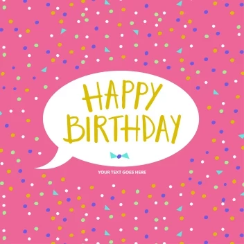 Happy Birthday Confetti