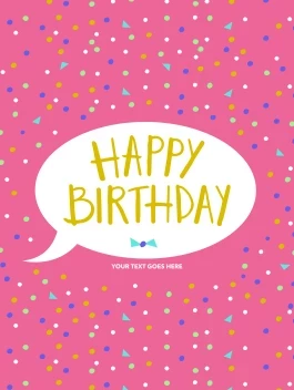 Happy Birthday Confetti