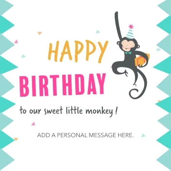 Happy Birthday Monkey