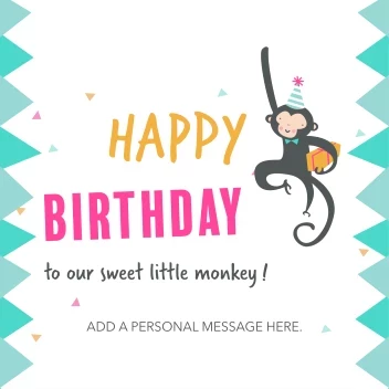 Happy Birthday Monkey