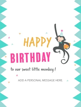 Happy Birthday Monkey