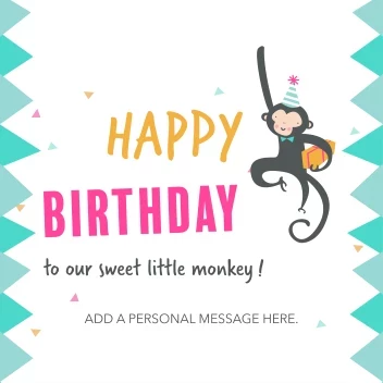 Happy Birthday Monkey