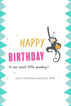 Happy Birthday Monkey