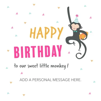 Happy Birthday Monkey