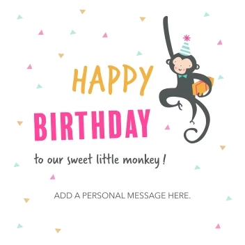 Happy Birthday Monkey