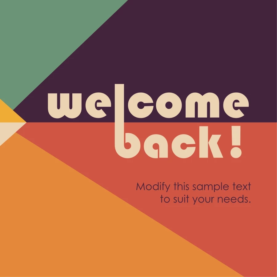 Retro Welcome