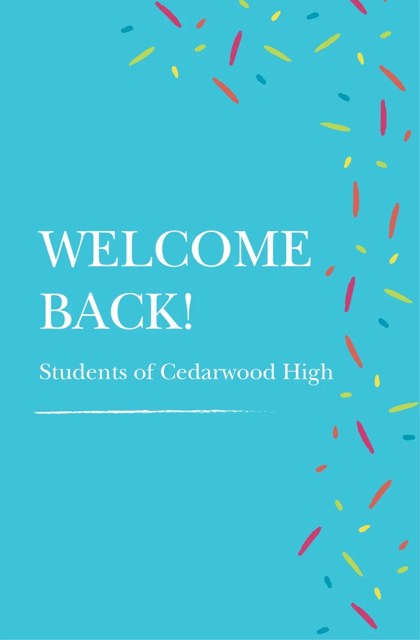 Welcome Chalkboard