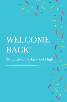 Welcome Chalkboard