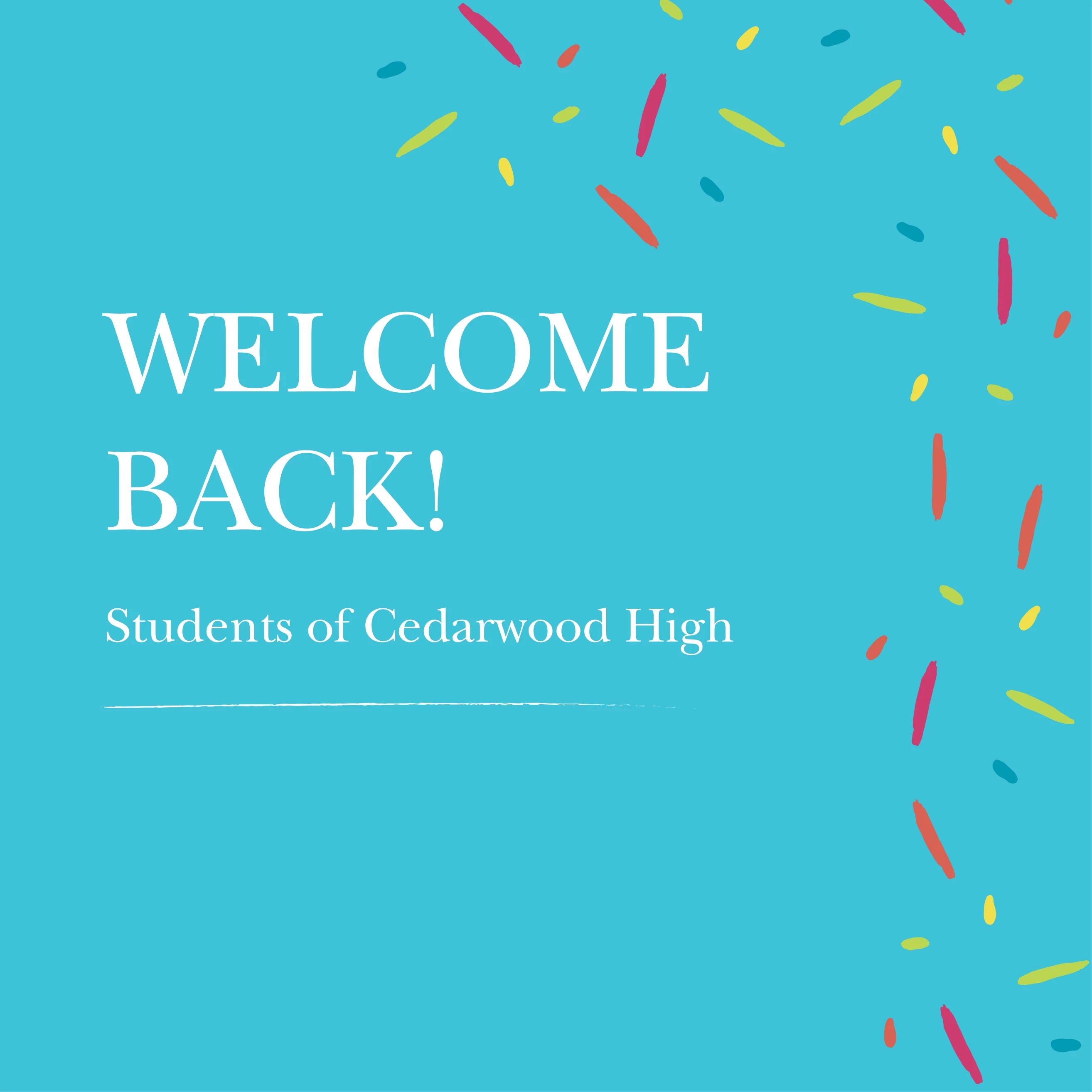 Welcome Chalkboard