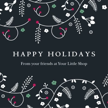 Happy Holidays Floral