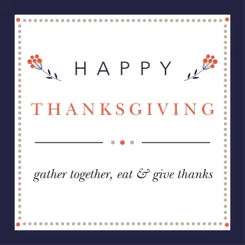 Happy Thanksgiving