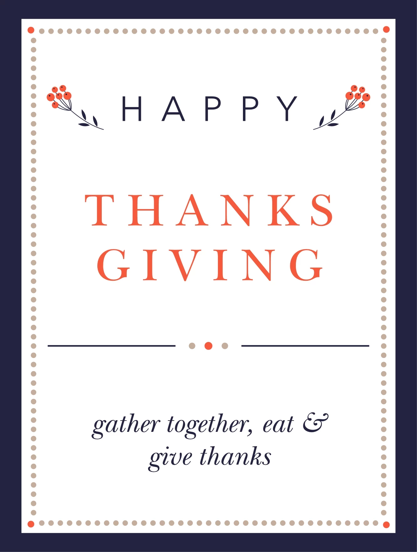 Happy Thanksgiving
