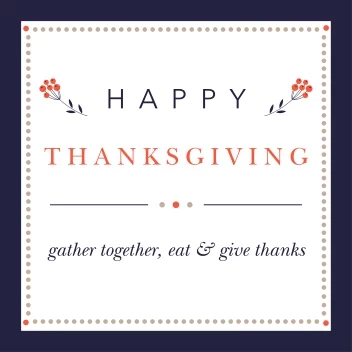 Happy Thanksgiving