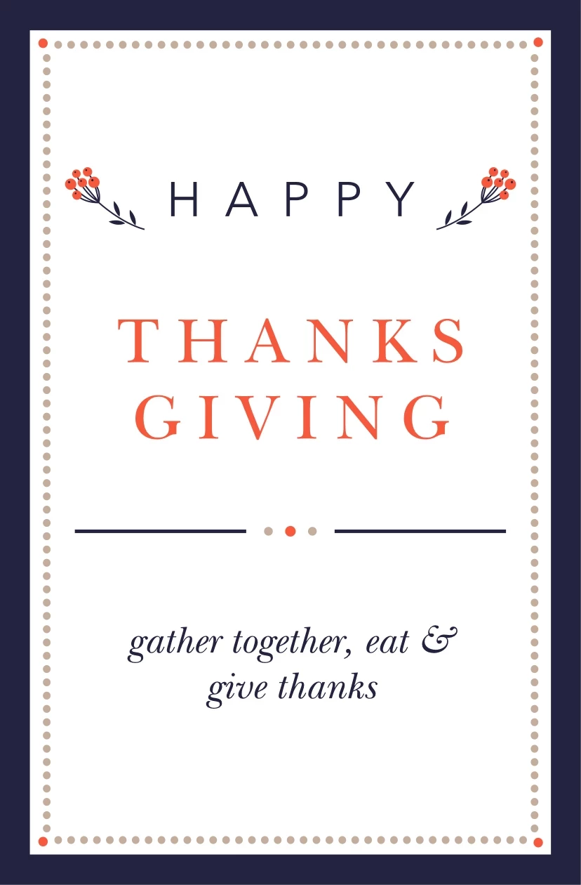 Happy Thanksgiving