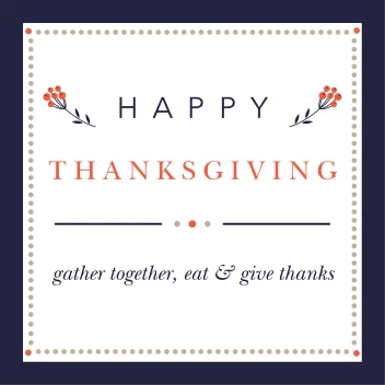 Happy Thanksgiving