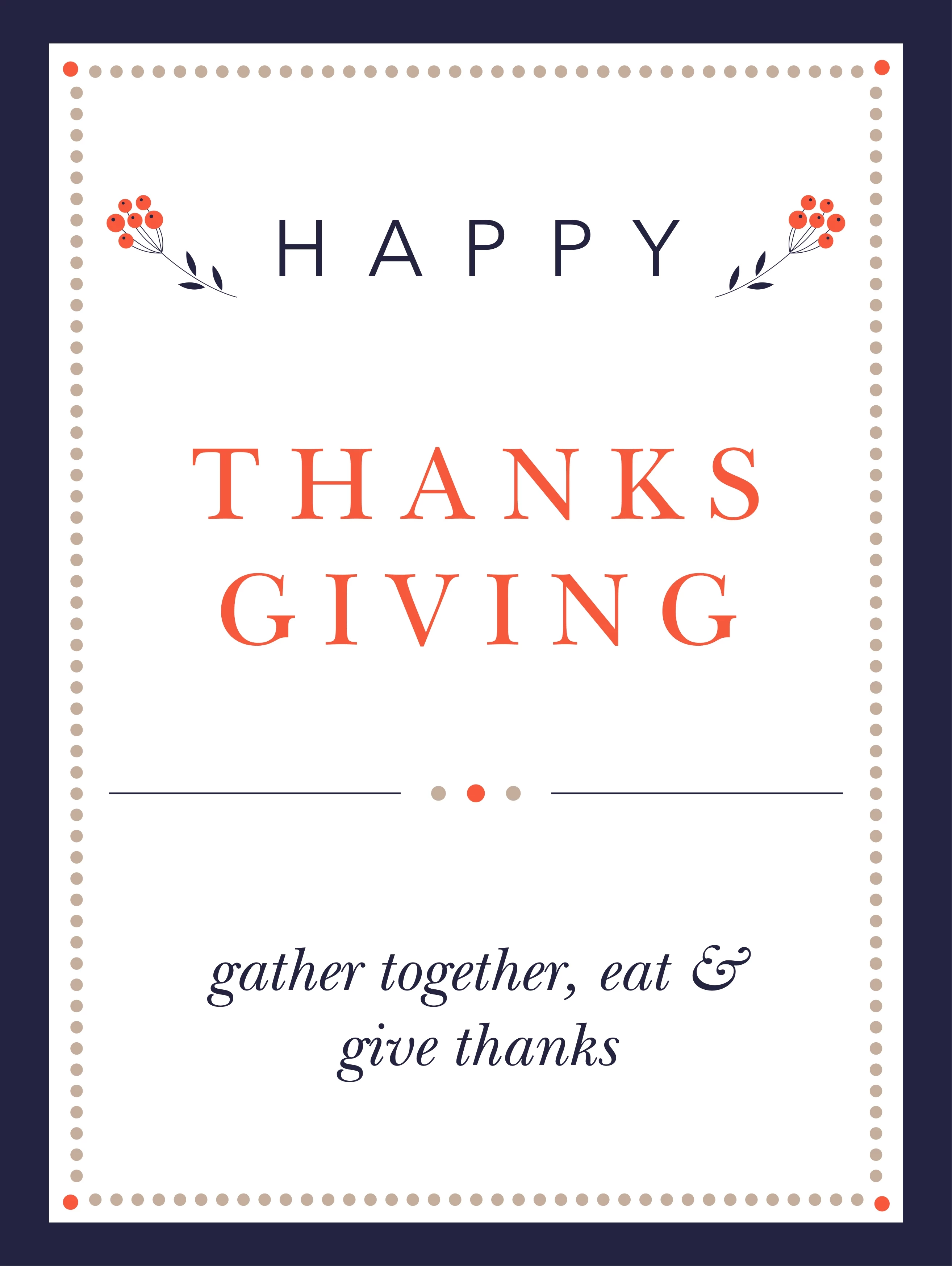 Happy Thanksgiving