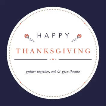 Happy Thanksgiving