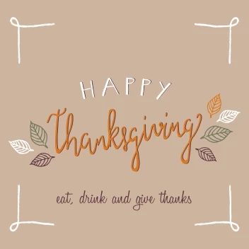 Thanksgiving Foliage