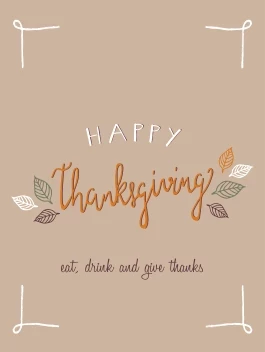 Thanksgiving Foliage