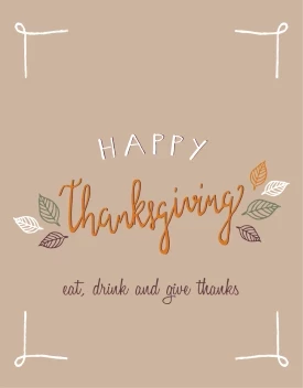 Thanksgiving Foliage