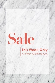 Sale with Marble