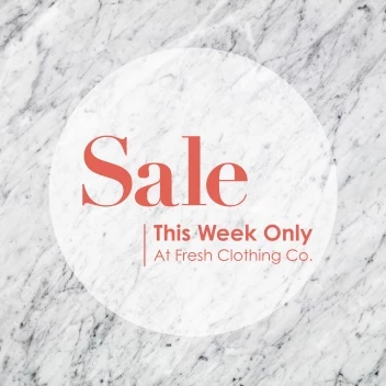 Sale with Marble