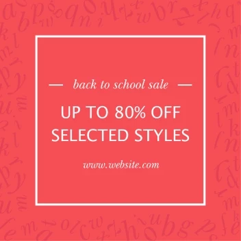 Back 2 School Alphabet