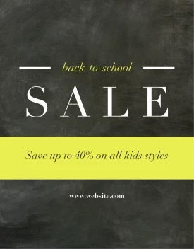 Back 2 School Chalkboard