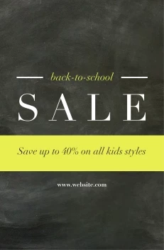 Back 2 School Chalkboard