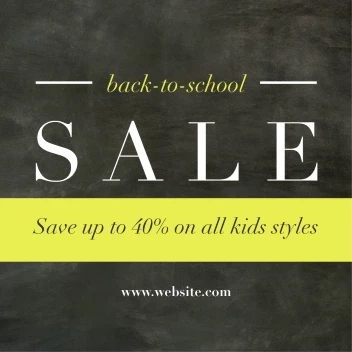 Back 2 School Chalkboard