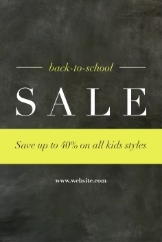 Back 2 School Chalkboard