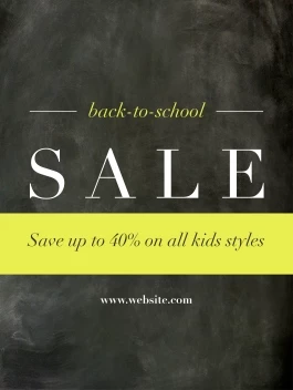 Back 2 School Chalkboard