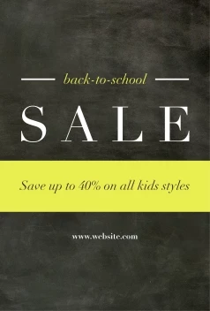 Back 2 School Chalkboard