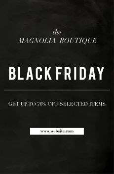 Black Friday Chalkboard