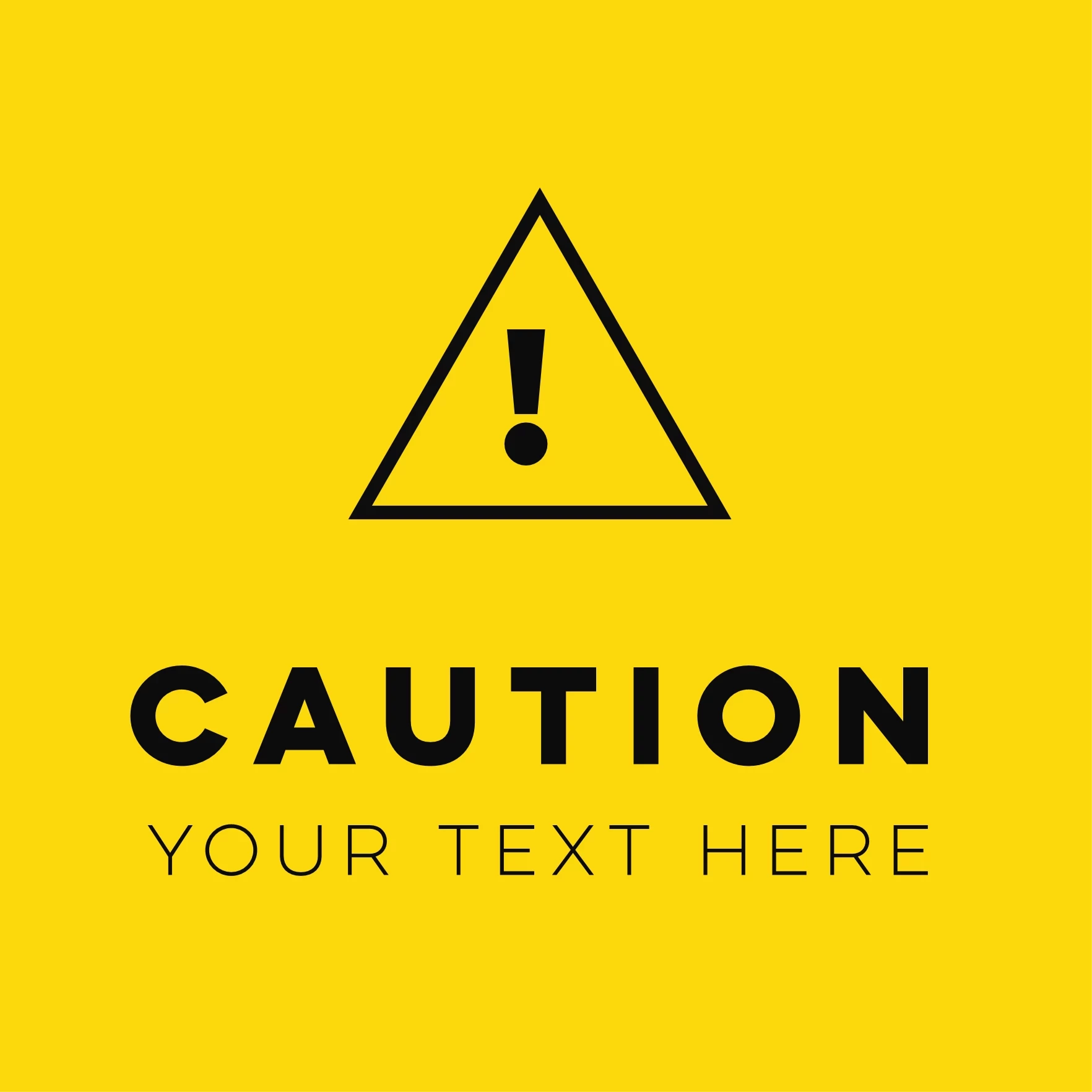 Caution