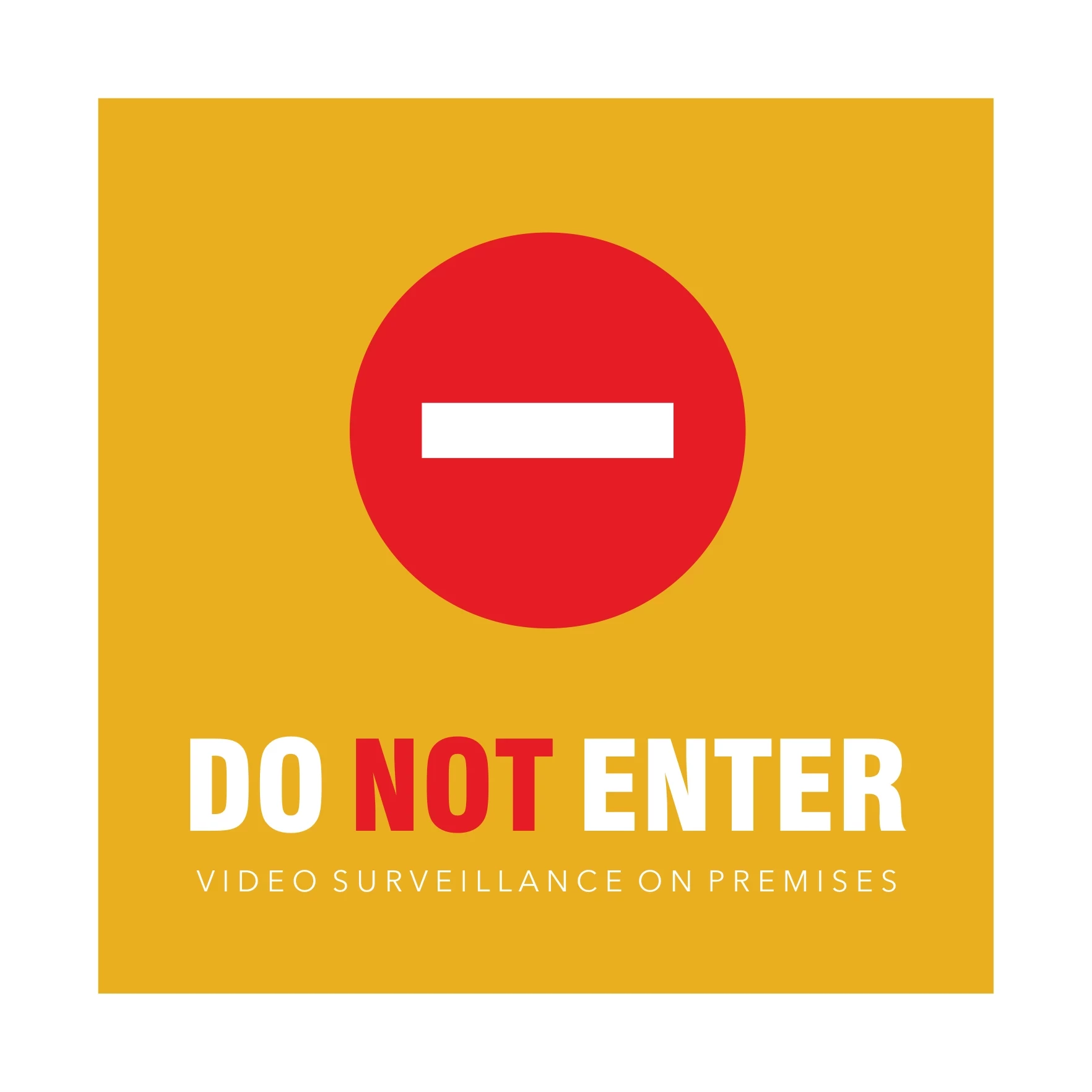 Do Not Enter